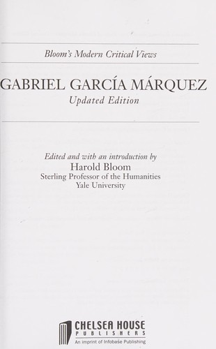 Gabriel García Márquez by Harold Bloom