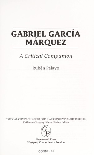 Gabriel García Márquez by Rubén Pelayo