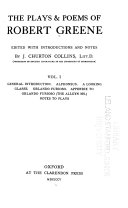 The Plays & Poems of Robert Greene by Robert Greene